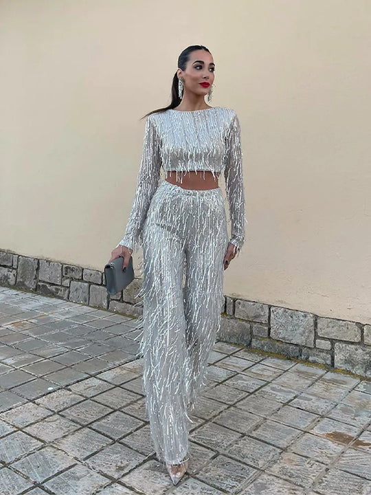 Ljuba – Sequined Co-Ord Set for Women
