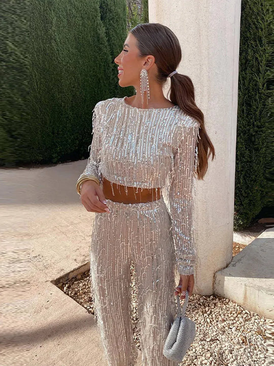 Ljuba – Sequined Co-Ord Set for Women