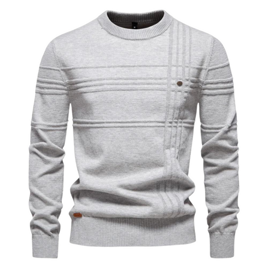Martin – Modern Textured Knit Sweater for Men