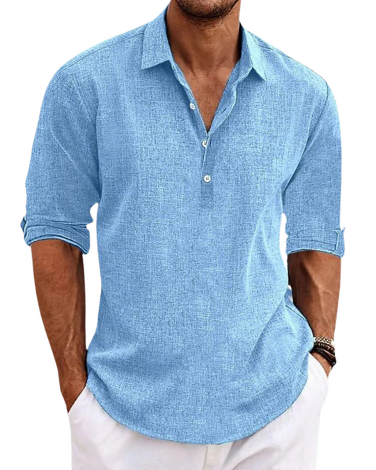Zeyno – Half-Zip Knit Shirt for Men