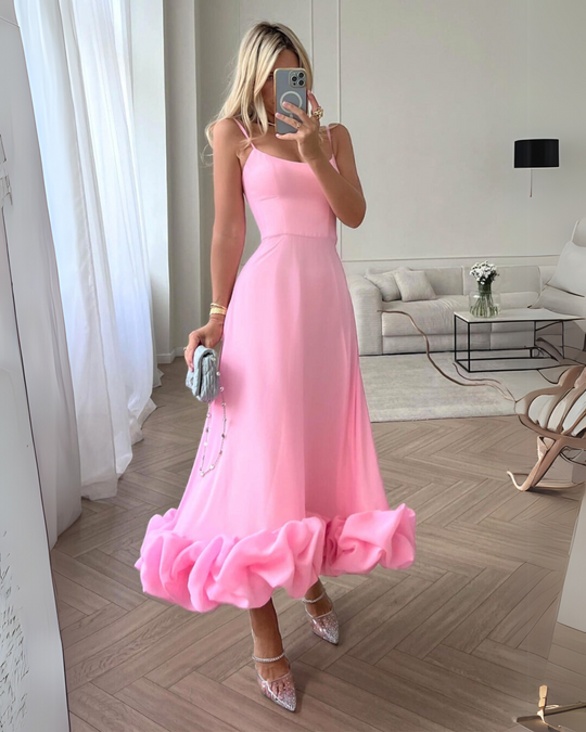 Berenice – Ruffled Hem Midi Dress