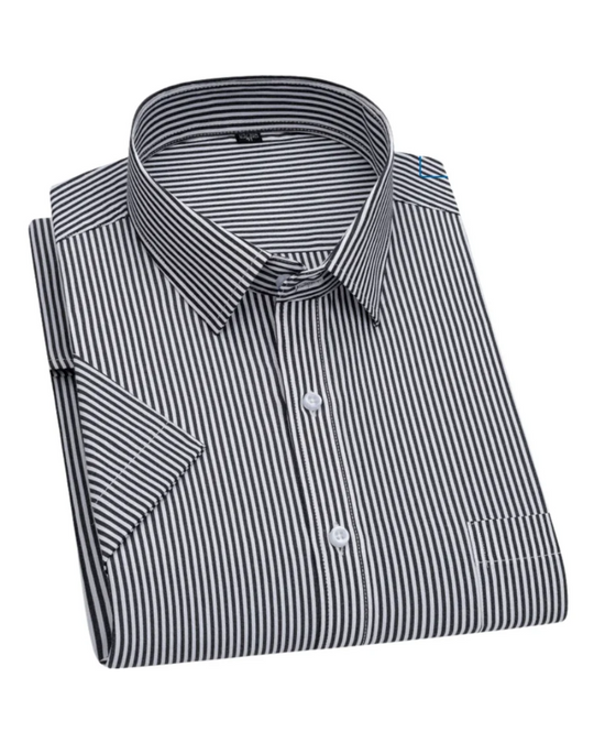 Stravero – Men’s Classic Striped Dress Shirt