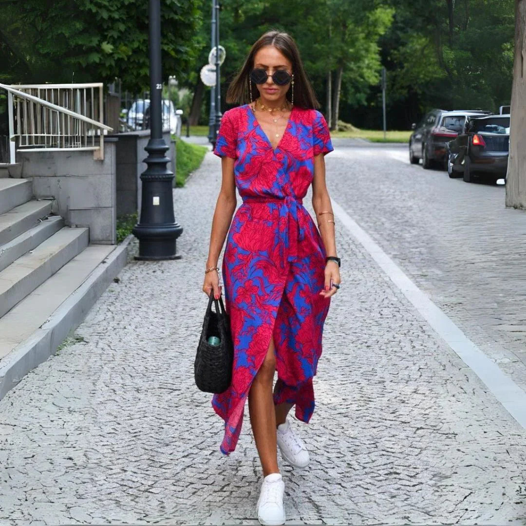 Tamara – Everyday Wrap Midi Dress for Women