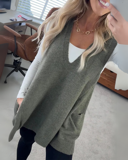 Dianne – Sleeveless Knit Tunic for Women