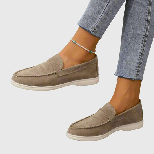 Jaimie – Lightweight Suede Loafers for Women
