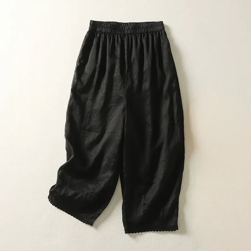 Lunara – Lightweight Relaxed Linen Pants for Women