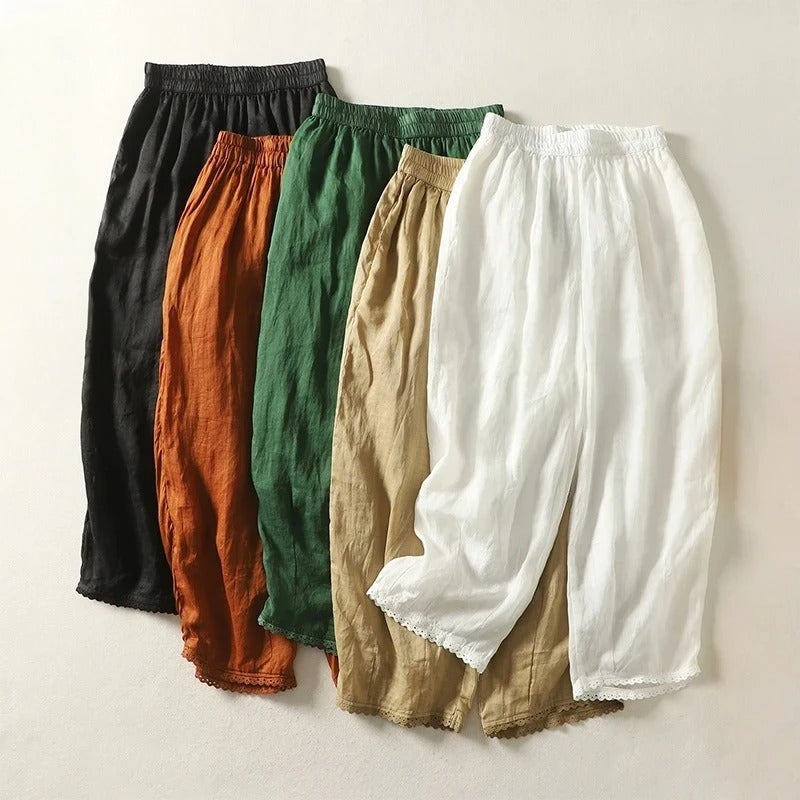 Lunara – Lightweight Relaxed Linen Pants for Women