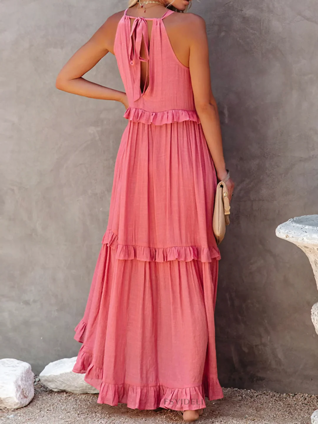 Delaney – Tiered Boho Maxi Dress for Women