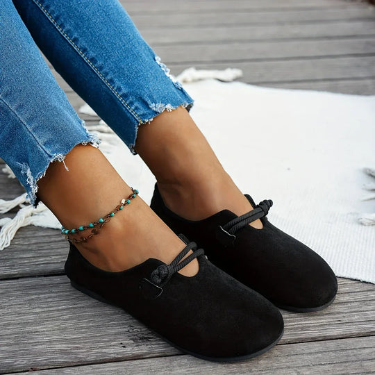 Jessy – Suede Ballet Flats for Women