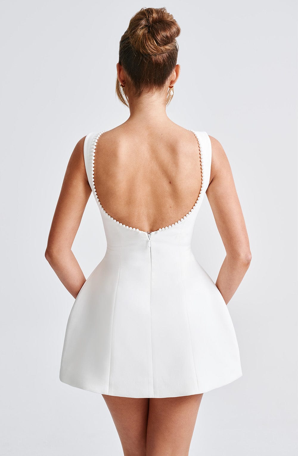 Luniva – Back Bow Mini Dress for Women