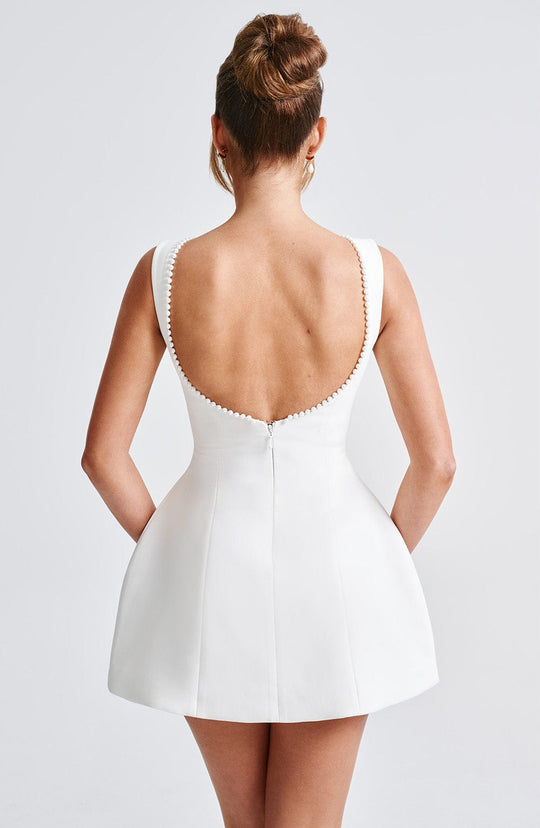 Luniva – Back Bow Mini Dress for Women