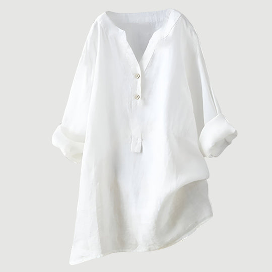 Elowen – Linen-Blend Relaxed Tunic for Women