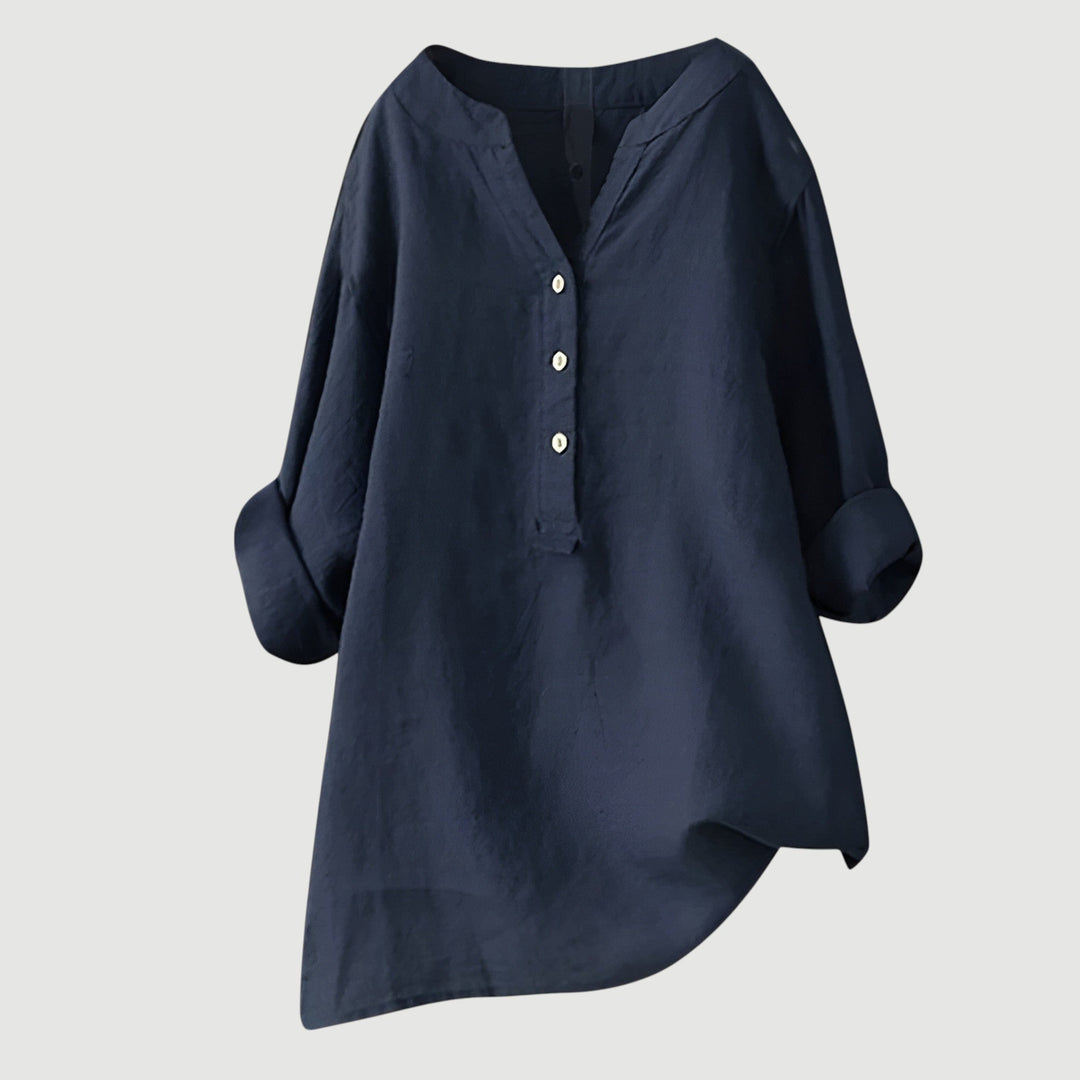 Elowen – Linen-Blend Relaxed Tunic for Women