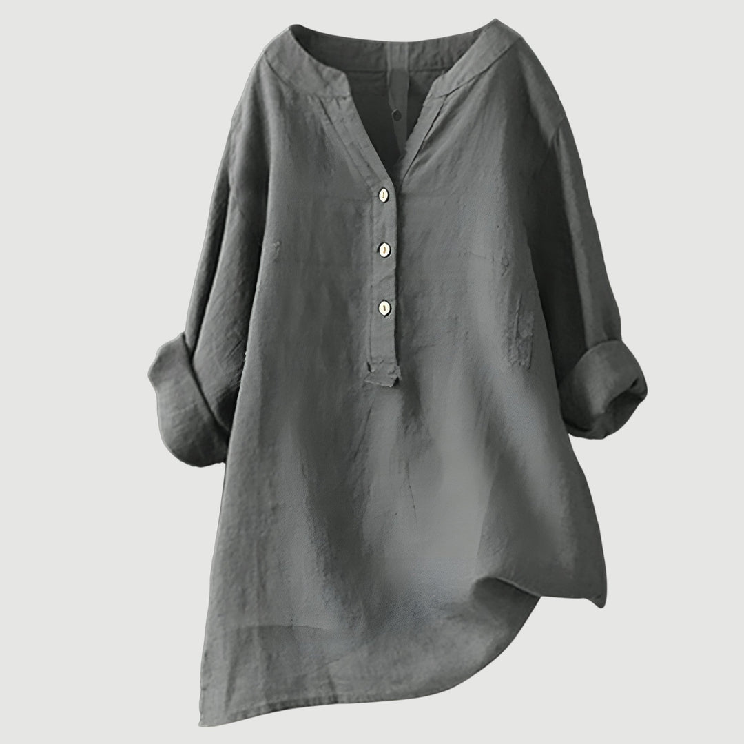 Elowen – Linen-Blend Relaxed Tunic for Women