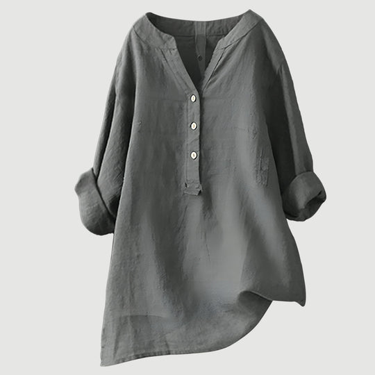 Elowen – Linen-Blend Relaxed Tunic for Women