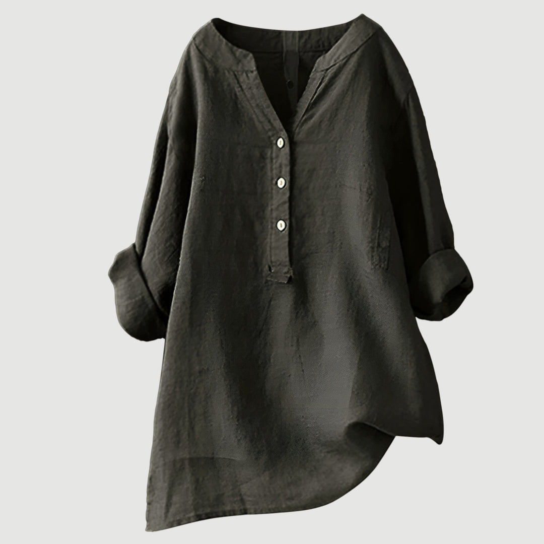 Elowen – Linen-Blend Relaxed Tunic for Women