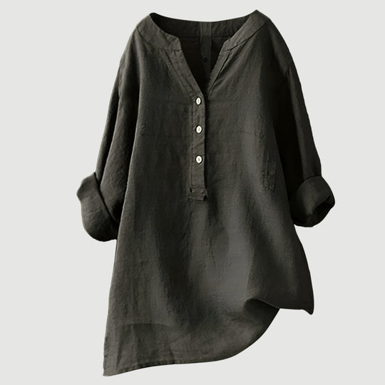 Elowen – Linen-Blend Relaxed Tunic for Women