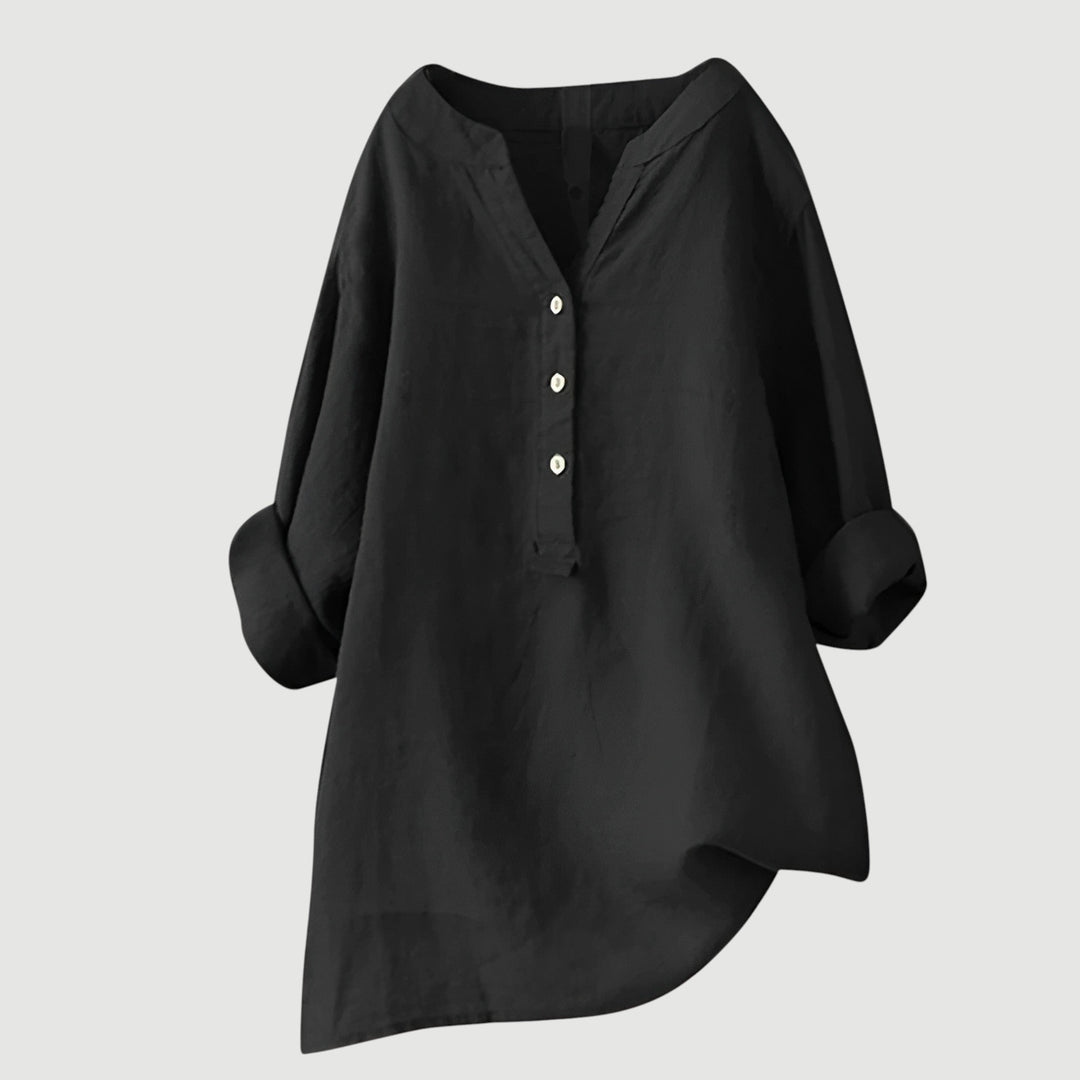 Elowen – Linen-Blend Relaxed Tunic for Women
