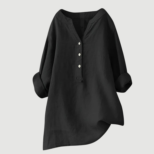 Elowen – Linen-Blend Relaxed Tunic for Women