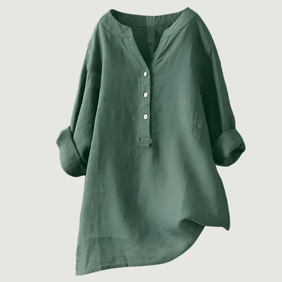 Elowen – Linen-Blend Relaxed Tunic for Women