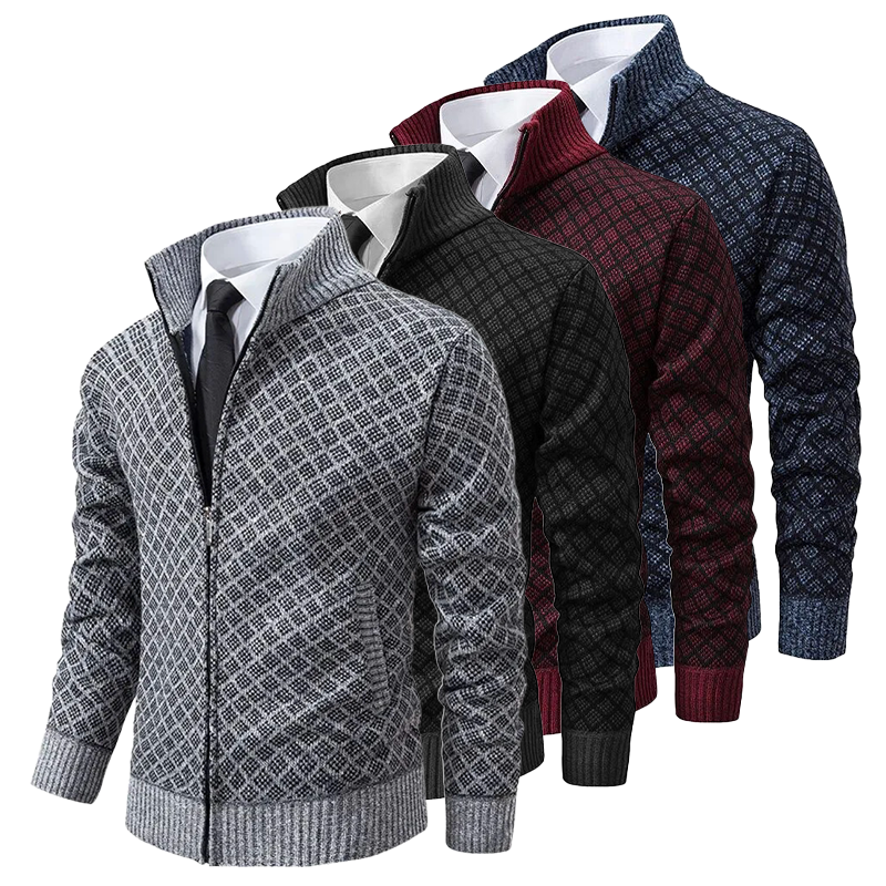 Julian – Knit Zip-Up Sweater for Men