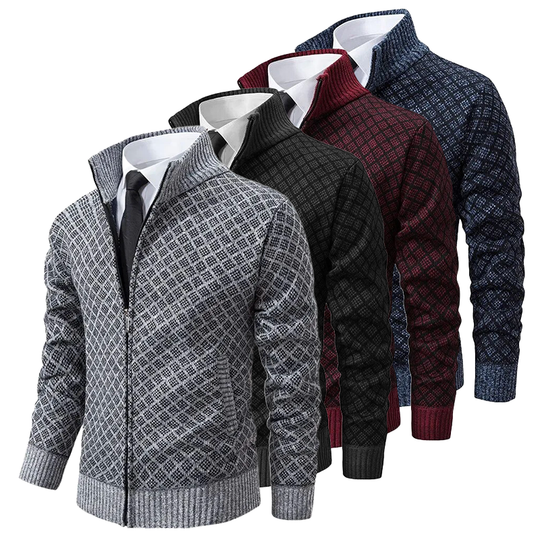 Julian – Knit Zip-Up Sweater for Men