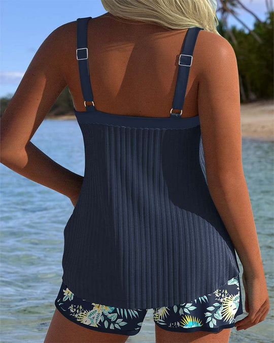 Velari – Pleated Relax Fit Tankini Set