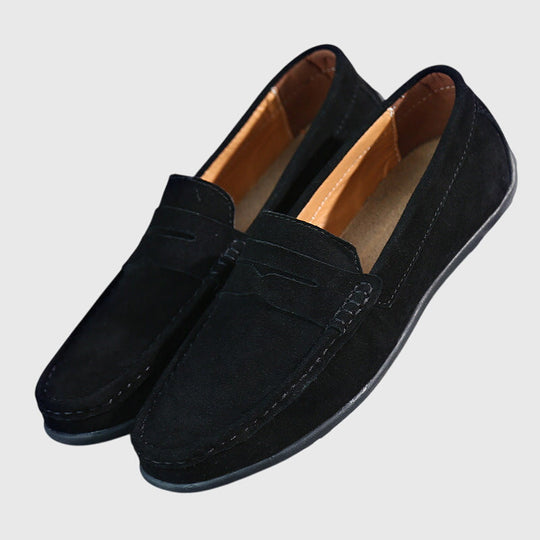 Denise – Classic Suede Driving Loafers for Women