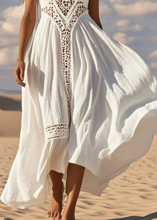 Amalia  – Embroidered Boho Maxi Dress