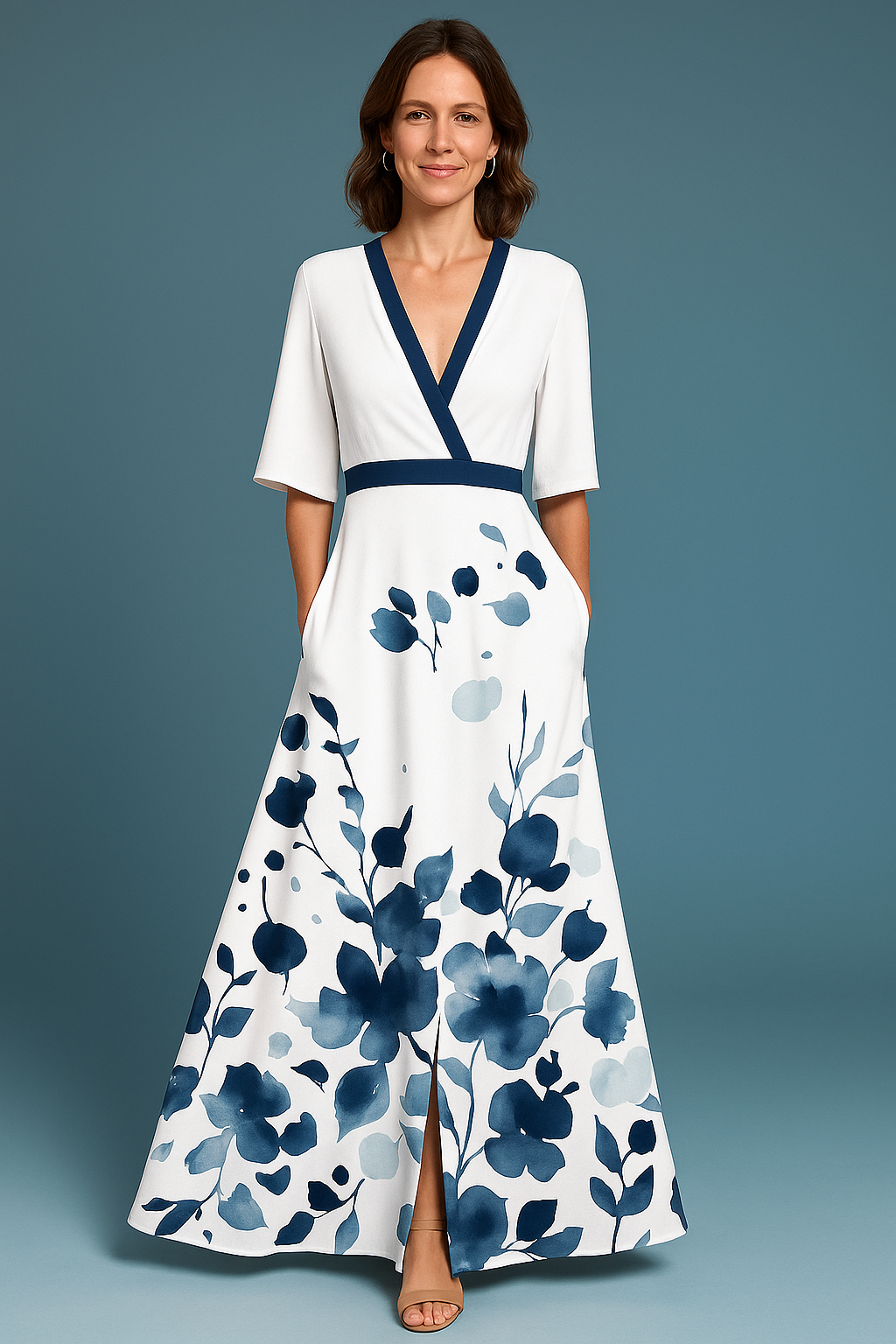 Judith – Floral Wrap Dress it for Women