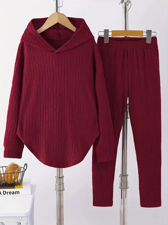 Alivia – Ribbed Lounge Set for Women
