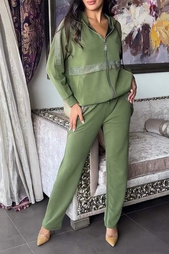Valmira – Utility-Inspired Zip-Up Set for Women