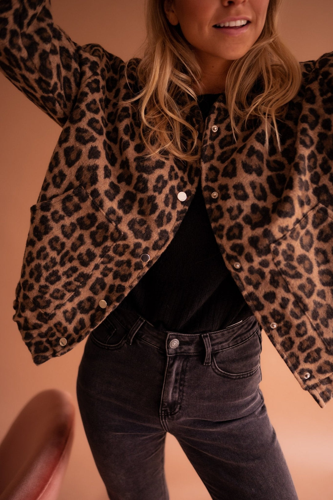 Leonora – Leopard Print Jacket for Women