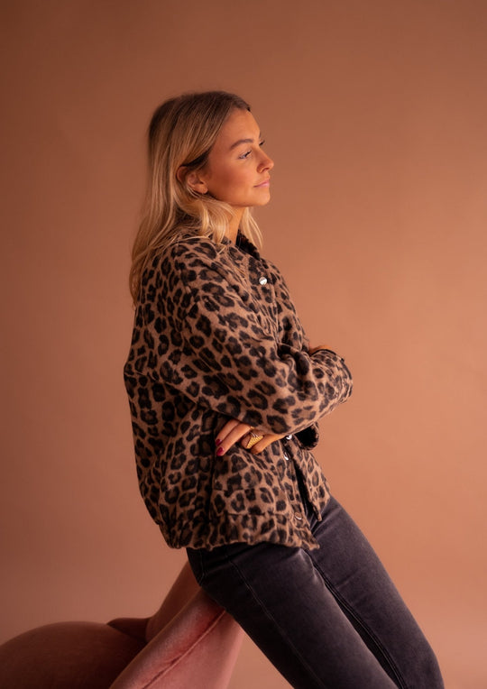 Leonora – Leopard Print Jacket for Women
