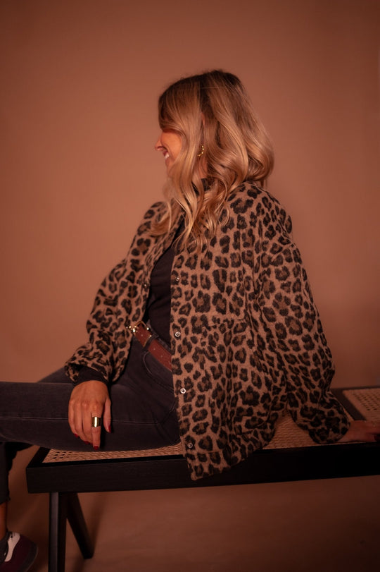 Leonora – Leopard Print Jacket for Women