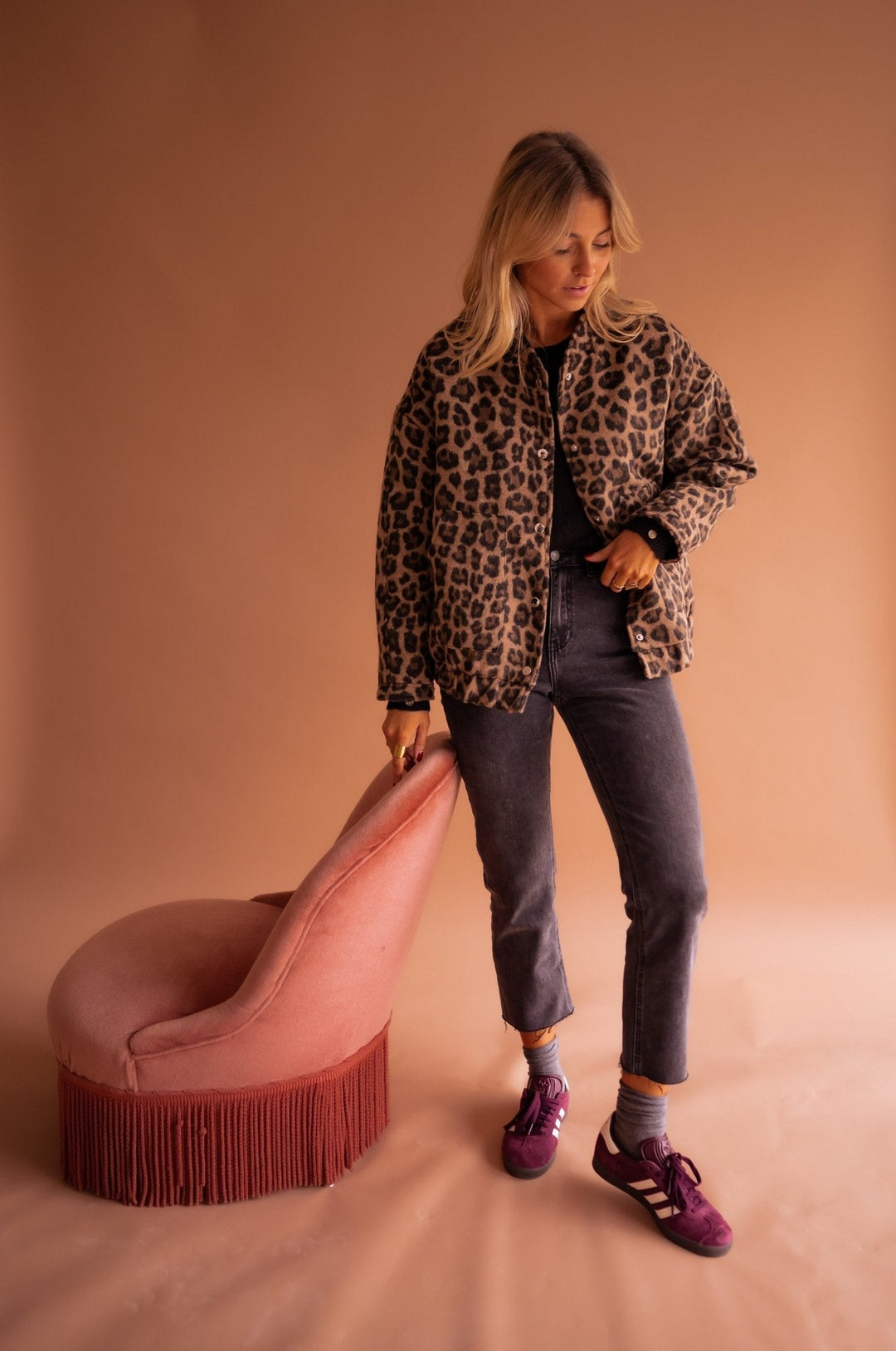 Leonora – Leopard Print Jacket for Women