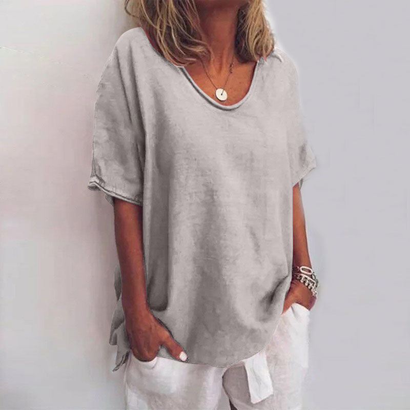 Madge – EasyFlow Relaxed Linen Tee