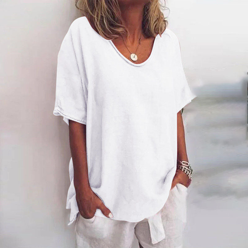 Madge – EasyFlow Relaxed Linen Tee
