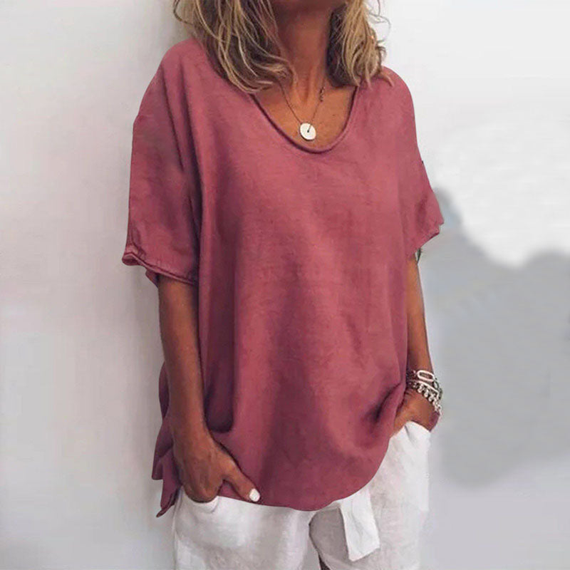 Madge – EasyFlow Relaxed Linen Tee