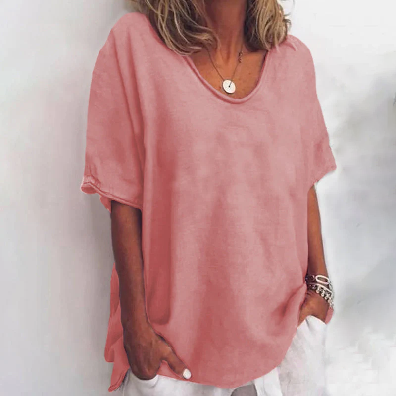 Madge – EasyFlow Relaxed Linen Tee