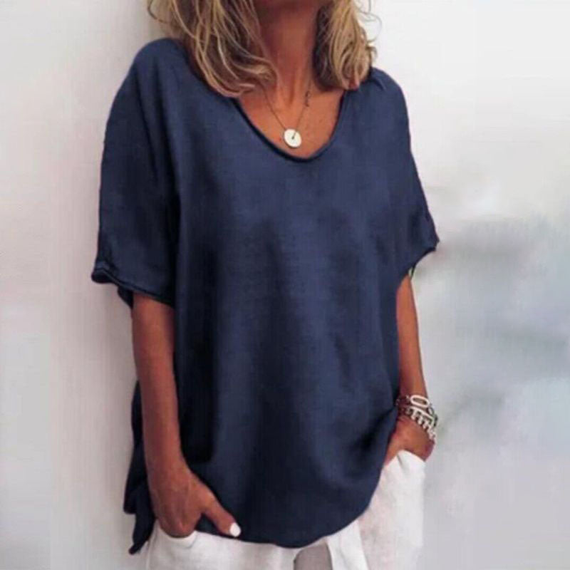 Madge – EasyFlow Relaxed Linen Tee