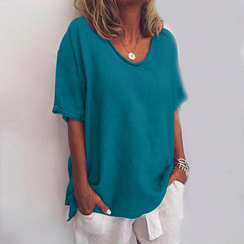 Madge – EasyFlow Relaxed Linen Tee