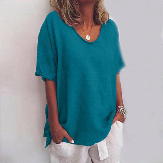 Madge – EasyFlow Relaxed Linen Tee
