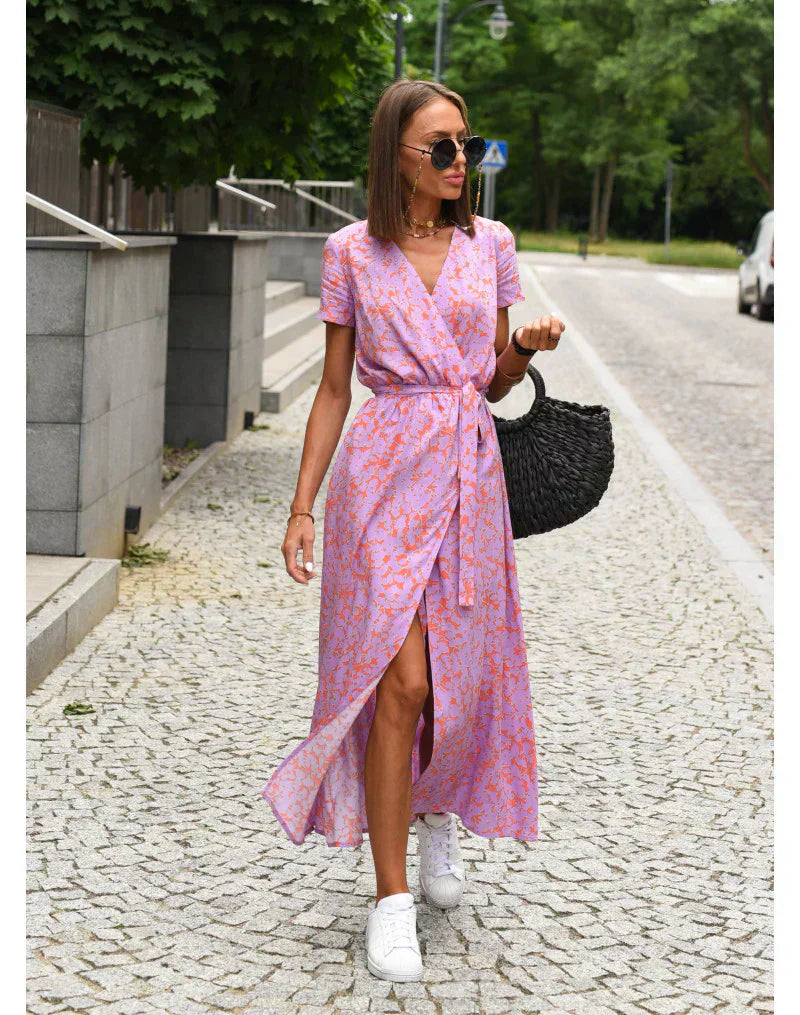 Tamara – Everyday Wrap Midi Dress for Women