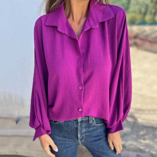 Inbar – SoftDrape Satin Blouse
