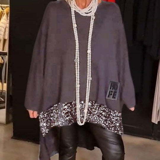 Marzelle – LuxeLayer Embellished Tunic Top
