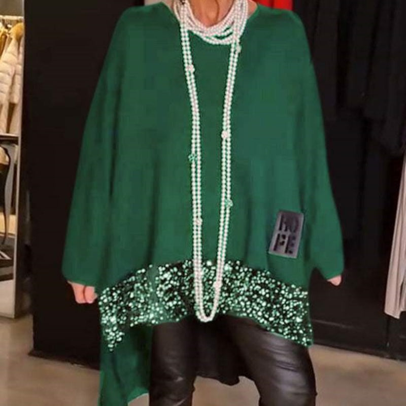 Marzelle – LuxeLayer Embellished Tunic Top