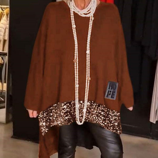 Marzelle – LuxeLayer Embellished Tunic Top