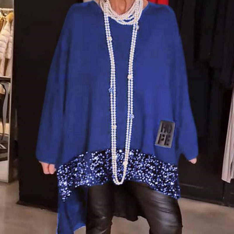 Marzelle – LuxeLayer Embellished Tunic Top
