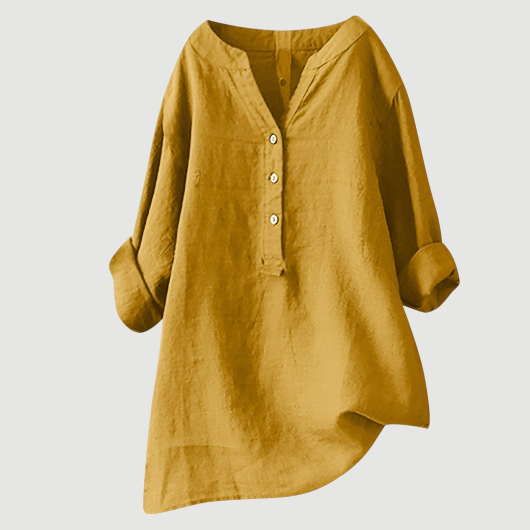 Elowen – Linen-Blend Relaxed Tunic for Women